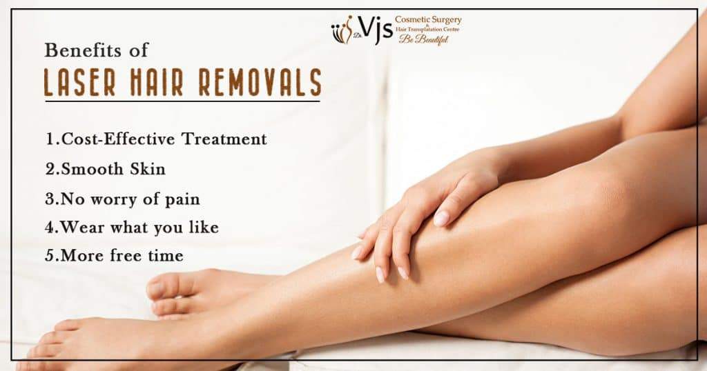 What are the topmost advantages of undergoing laser hair removal?