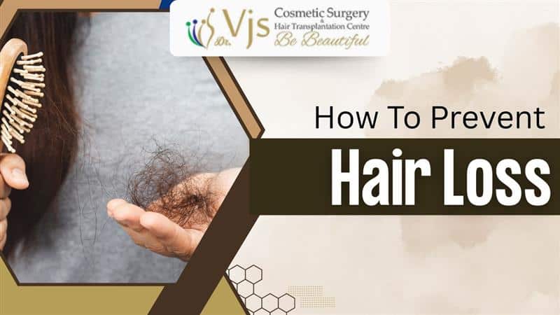 Healthy hair scalp with brushing for preventing hair loss - VJ Clinics.