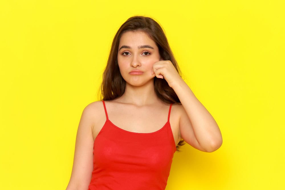 Red acne problem