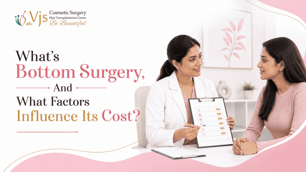 Consultation about bottom surgery with a medical professional and patient at VJ Clinics.